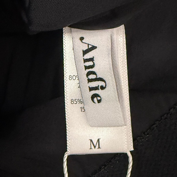 Andie Swim The Nantucket One Shoulder One‎ Piece Swim Suit in Black Medium NWT - Picture 7 of 10